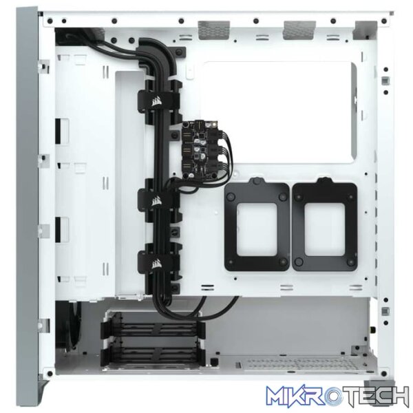 Corsair Carbide series 4000X RGB all White ATX Chassis with front+side dual Tempered glass side panel - Image 4